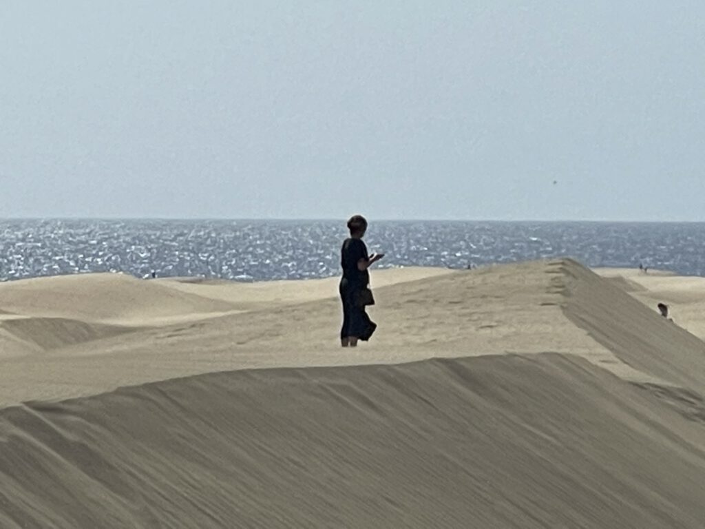 In the dunes of Maspalomas