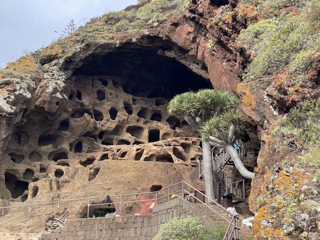 The ancient cave granaries of the first inhabitants