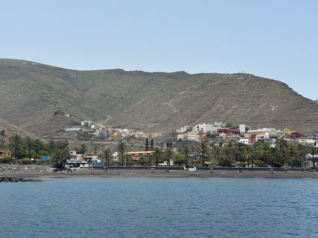 Arriving in San Sebastián de La Gomera