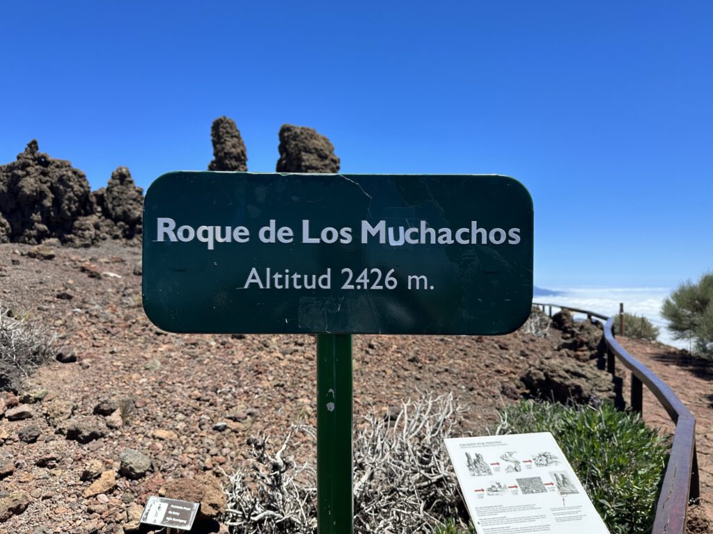 Ganz oben: Roque de los Muchachos, 2.426 Meter