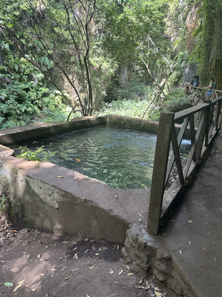 Old water basin on the Marcos y Cordero trail