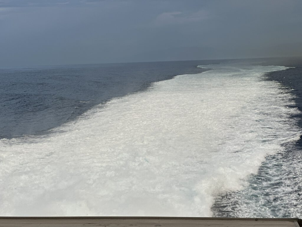 By ferry back to Tenerife – and home from there