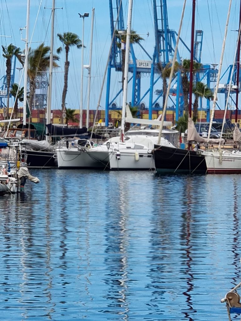 Our marina in Las Palmas